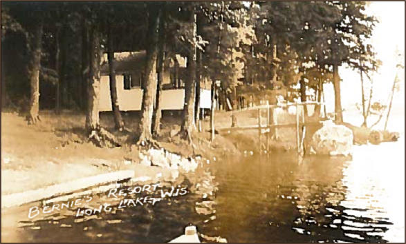 Bernie's Resort - Vintage photo of what is now Long Lake Resort